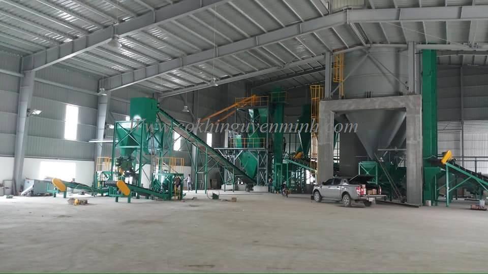dây chuyền sản xuất vữa khô